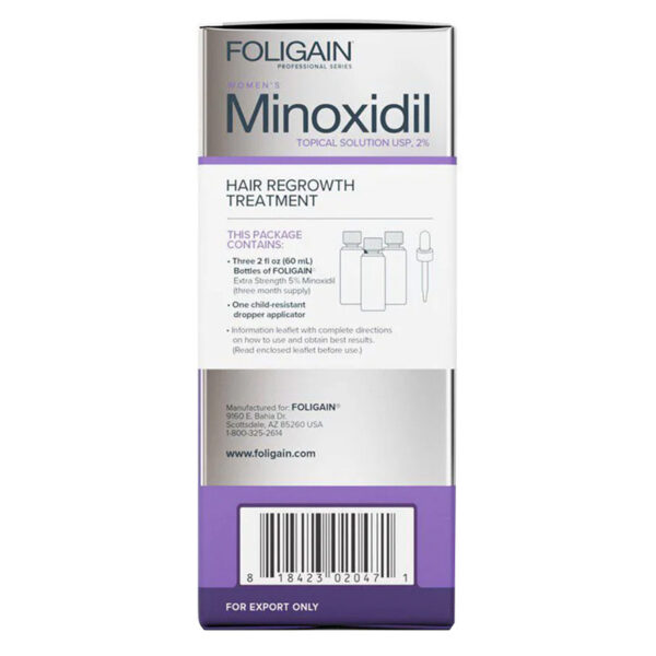 Foligain minoxidil NŐI - 3 darab